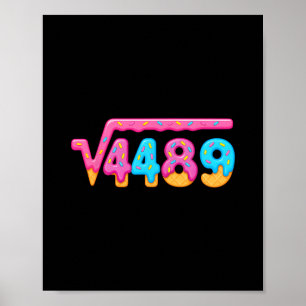 67 Ijs Drip Meme Vierkantswortel 4489 Gen Alpha Poster