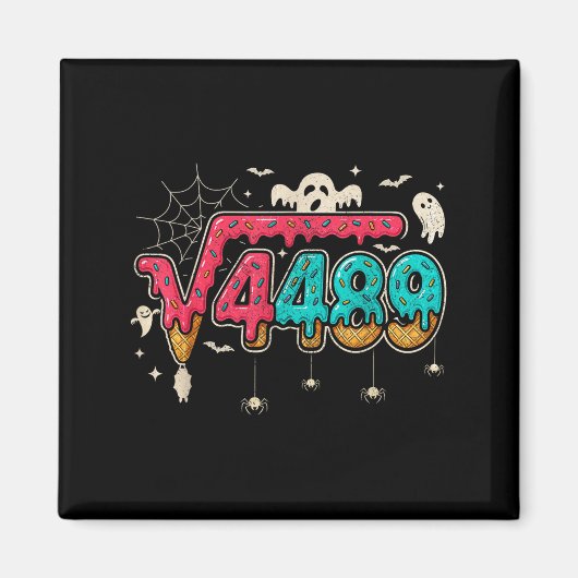 67 Ijs Drip Meme Vierkantswortel 4489 Informele Ta Magneet (Voorkant)