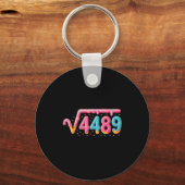 67 Ijs Drip Meme Vierkantswortel 4489 Informele Ta Sleutelhanger (Voorkant)