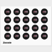 67 Ijs Drip Meme Vierkantswortel 4489 Informele Wi Ronde Sticker (Vel)