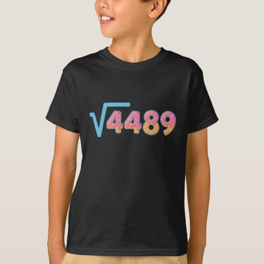 67 Ijs Drip Meme Vierkantswortel 4489 Sla Jargon W T-shirt (Voorkant)