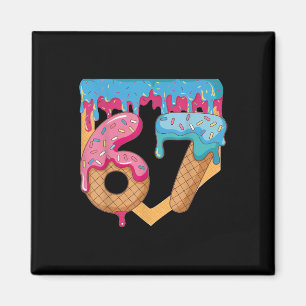 67 Ijs Drip Meme Zes Zeven Gen Alpha Slaang _ Magneet