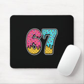 67 Ijs Drip Meme Zes Zeven Grappig Gen Alpha D Muismat (Met muis)