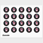 67 Ijs Drip Meme Zes Zeven Pride 6 7 Ijscre Ronde Sticker (Vel)