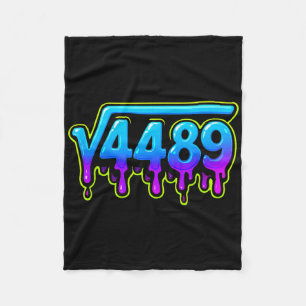 67 Ijs Meme Vierkantswortel 4489 Slang Wiskundeler Fleece Deken