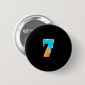 67 IJscrēm Drip Meme Grappig 6 7 Kostuum Koppel Ronde Button 5,7 Cm (Voorkant /achterkant)