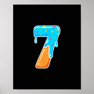 67 IJscrensdruppel Meme Grappig 6 7 Kostuum Koppel Poster