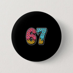 67 IJscrensdruppel Meme Grappig Zes Zeven Gen Alph Ronde Button 5,7 Cm