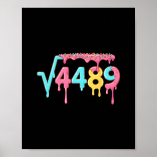 67 IJsdrip Meme Vierkantswortel 4489 Sla Jargon Wi Poster