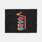 67 IJsdrip Meme Wiskundedocent School Vierkant  Fleece Deken (Voorkant (Horizontaal))