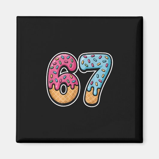 67 Ijsdruppel (alleen ck) Magneet (Voorkant)