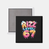 67 Ijsdruppel Cool Meme Zes Zeven Gen Alpha Sl Magneet (Voorkant / Achterkant)