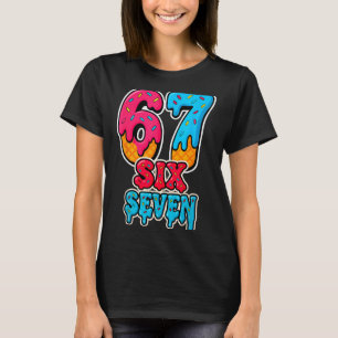67 IJsdruppel Grappig Zes Zeven Gen Alpha Meme S T-shirt