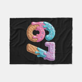 67 IJsdruppel Grappig Zes Zeven Meme Nummer 6 En Fleece Deken (Voorkant (Horizontaal))