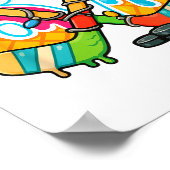 67 IJsdruppel Hockey Kerst Licht Poster (Hoek)