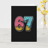 67 IJsdruppel Meme Funny Six Seven Gen Alpha S Kaart (Gele Bloem)