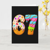 67 IJsdruppel Meme Funny Zes Zeven Gen Alpha S Kaart (Gele Bloem)