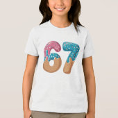 67 Ijsdruppel Meme Grappig Six Seven Gen Alpha Tri-Blend Shirt (Voorkant)