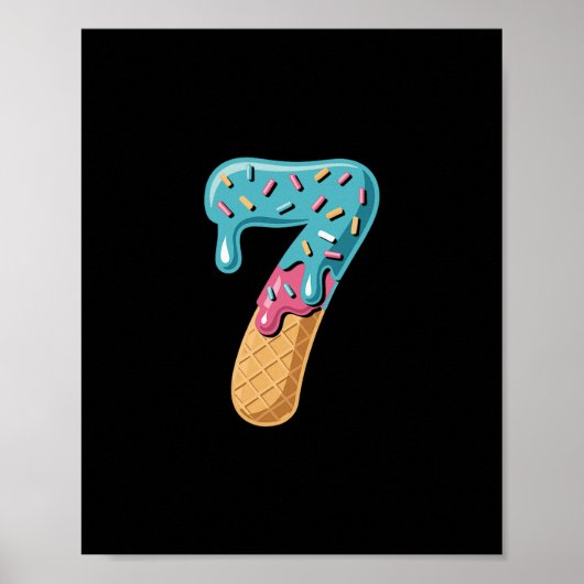 67 Ijsdruppel Meme Grappig Zes Zeven Bijpassend Pa Poster (Voorkant)