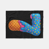 67 IJsdruppel Meme Grappig Zes Zeven Gen-alpha C Fleece Deken (Voorkant (Horizontaal))