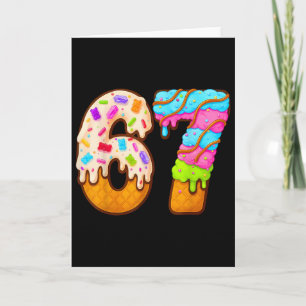 67 IJsdruppel Meme Grappig Zes Zeven Gen Alpha S Kaart