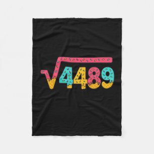 67 IJsdruppel Meme Vierkantswortel 4489 Informele Fleece Deken