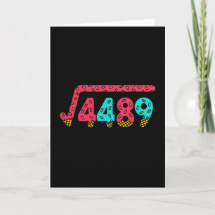 67 IJsdruppel Meme Vierkantswortel 4489 Slang Wisk Kaart