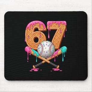 67 Ijsdruppel Verkoop Nummer 67 Speler 67ste Geboo Muismat
