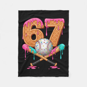 67 Ijsdruppel Verkoop Nummer 67 Speler 67ste Verja Fleece Deken