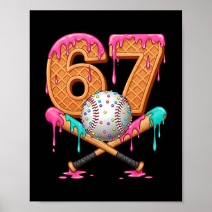 67 Ijsdruppel Verkoop Nummer 67 Speler 67ste Verja Poster