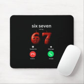 67 Is Bellen Funny Meme 67 Grappige Ai Apple Brain Muismat (Met muis)