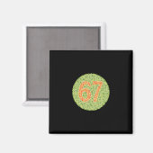 67 Ishihara-test Grappige Kleurenblindheid Ogentes Magneet (Voorkant / Achterkant)