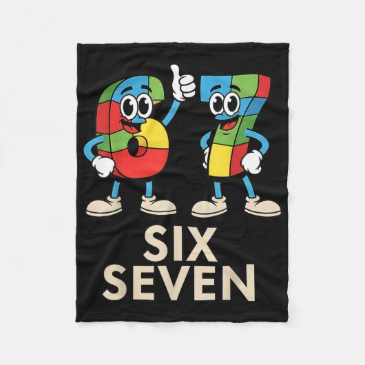 67 Italian Brainrot Funny Italian Brainrot Kids 67 Fleece Deken (Voorkant)