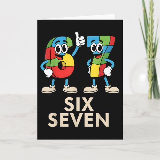 67 Italian Brainrot Funny Italian Brainrot Kids 67 Kaart (Voorkant)