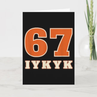 67 Iykyk Retro Stijl Atletische Vintage Ontwerp  Kaart