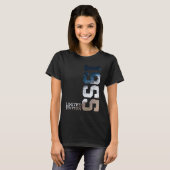 67 jaar 67e verjaardag 1955 t-shirt (Voorkant volledig)