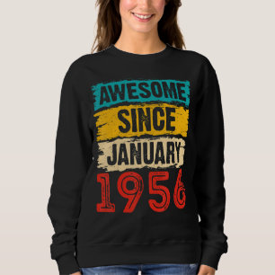 67 jaar Geweldige sinds januari 1956 67e geboorte Trui