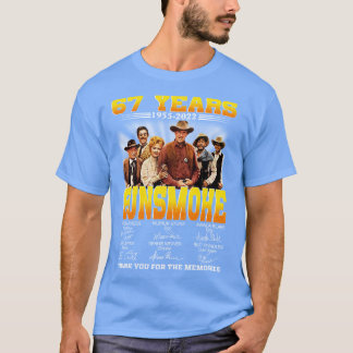 67 jaar Gunsmoke T-shirt