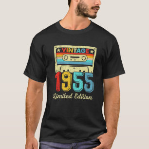 67 jaar oud dagblad geboren in 1955  67e geboorte t-shirt