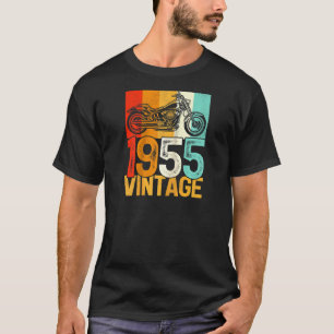 67 jaar oude retro motorfiets Vintage 1955 67e BI T-shirt