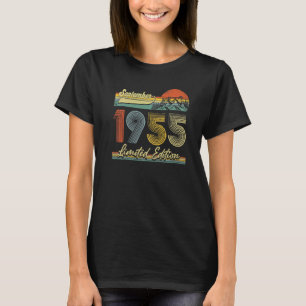 67 jaar oude Vintage sinds september 1955 67e milj T-shirt