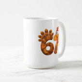 67 kalkoen thanksgiving grappig koffiemok (Voorkant rechts)