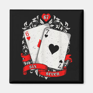 67 Ker Meme Kaart Kunst Geluks Hand Retro Esthetie Magneet