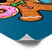 67 Kerst Gingerbread Six Seven Meme Gen Alpha Poster (Hoek)