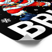 67 Kerst Grappig Zes Zeven Bruh Meme Dabbing Kerst Poster (Hoek)
