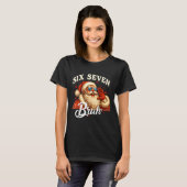 67 Kerst Grappig Zes Zeven Meme 6 7 Sinterklaas T-shirt (Voorkant volledig)