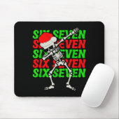 67 Kerst Grappig Zes Zeven Meme Brainrot Dabben Muismat (Met muis)