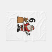 67 Kerst Grappig Zes Zeven Meme Brainrot Kerstman  Fleece Deken (Voorkant (Horizontaal))