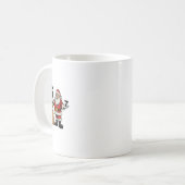 67 Kerst Grappig Zes Zeven Meme Brainrot Kerstman Koffiemok (Voorkant links)