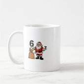 67 Kerst Grappig Zes Zeven Meme Brainrot Kerstman Koffiemok (Links)